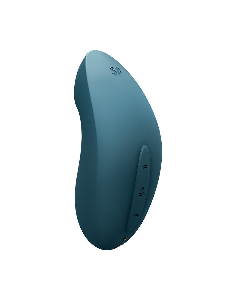 Satisfyer - Vulva Lover 2 - Luchtdruk Vibrator - Blauw-Laced-up.nl