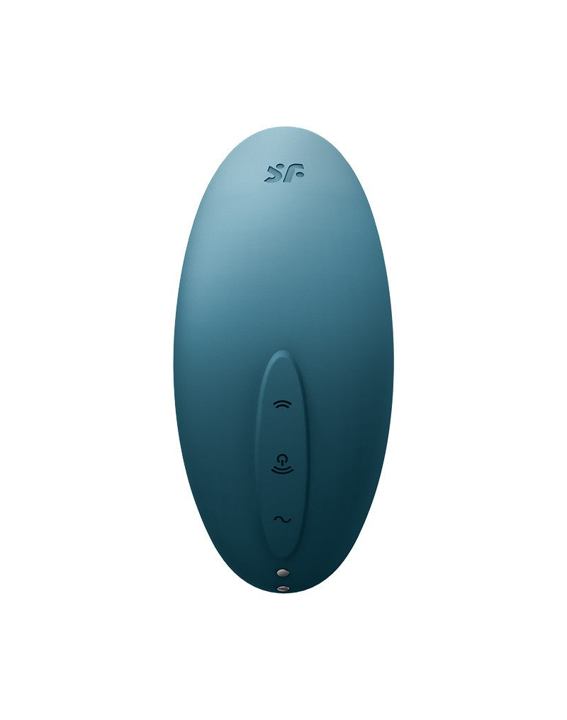 Satisfyer - Vulva Lover 2 - Luchtdruk Vibrator - Blauw-Laced-up.nl