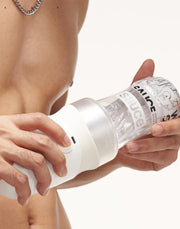 Sauce - Extra Sauce - Elektronische Masturbator Plus White Sauce Masturbator Sleeve - Met 5D Touch Sensor-Laced-up.nl
