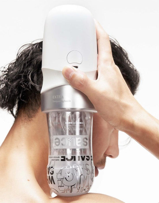 Sauce - Extra Sauce - Elektronische Masturbator Plus White Sauce Masturbator Sleeve - Met 5D Touch Sensor-Laced-up.nl