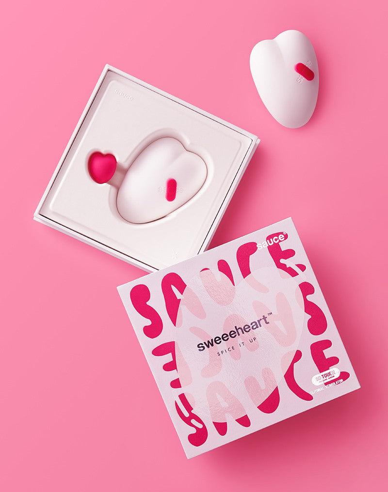 Sauce - Sweeeheart - Clitorisvibrator - Wit/Roze-Laced-up.nl