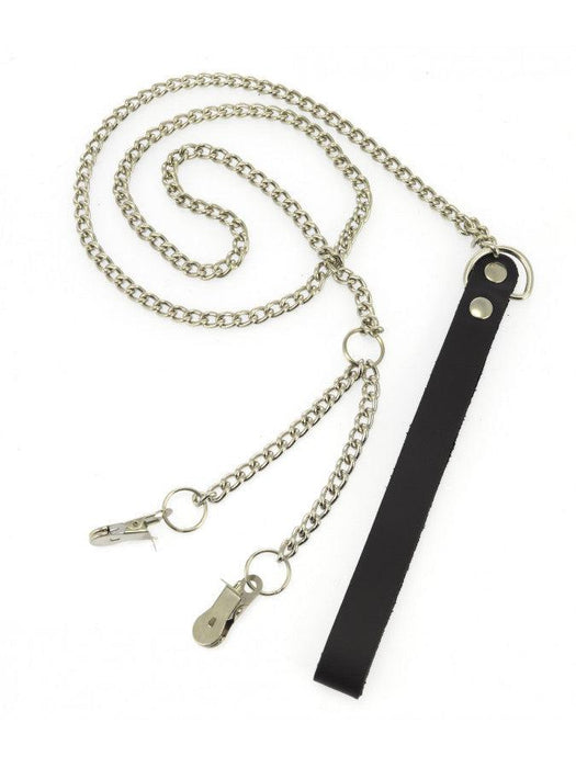 Rimba - Schaamlip En Tepelklemmen Met Leiband-Laced-up.nl