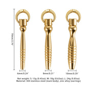 Sevanda - Bad Boy Training - Urethral Plugs Set - Goud-laced-up.nl