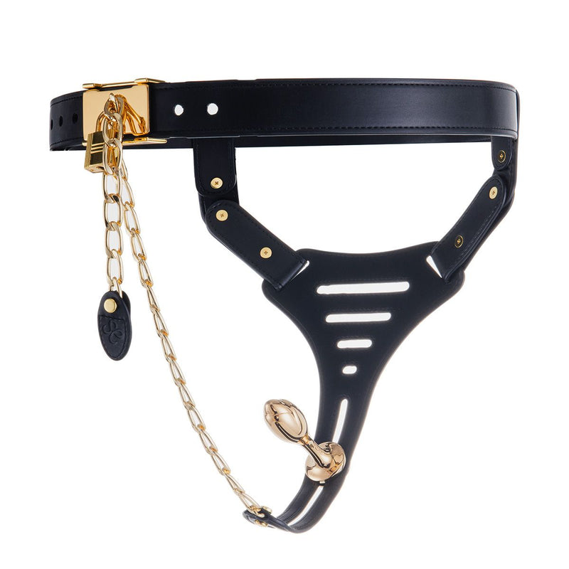 Sevanda - Beg & Ask - Kuisheidsgordel Vrouwen met Buttplug - Maat M-laced-up.nl