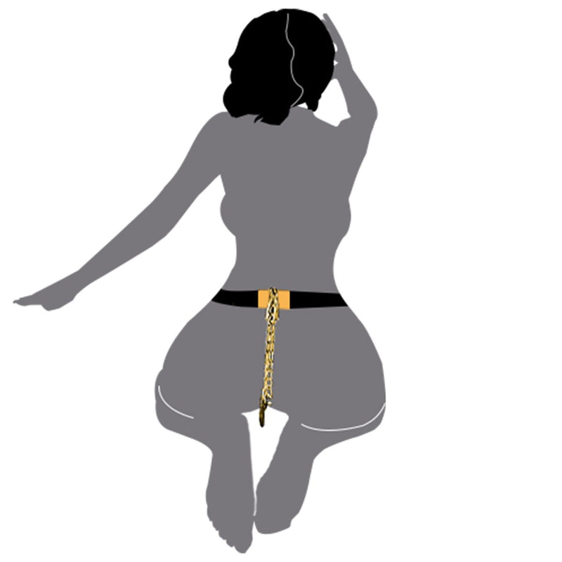 Sevanda - Beg & Ask - Kuisheidsgordel Vrouwen met Buttplug - Maat M-laced-up.nl