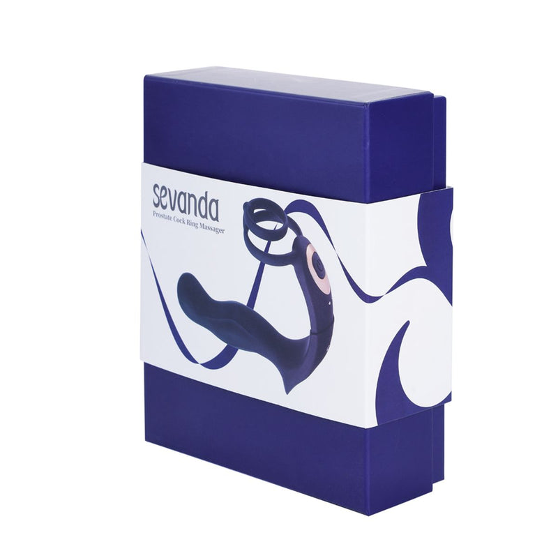Sevanda - Black Mamba - Cockring met Vibrerende Prostaat Massager-laced-up.nl