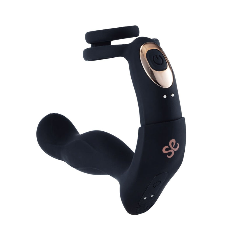 Sevanda - Black Mamba - Cockring met Vibrerende Prostaat Massager-laced-up.nl