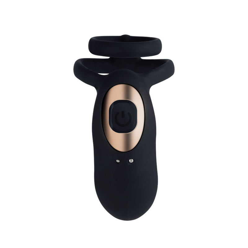 Sevanda - Black Mamba - Cockring met Vibrerende Prostaat Massager-Erotiekvoordeel.nl