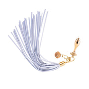 Sevanda - Flogger met Sleutelhanger, Bedel en Tulpvormige Buttplug - Wit/Goud-laced-up.nl