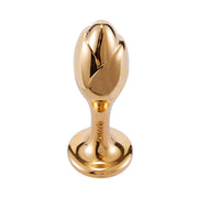 Sevanda - Flogger met Sleutelhanger, Bedel en Tulpvormige Buttplug - Wit/Goud-laced-up.nl