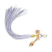 Sevanda - Flogger met Sleutelhanger, Bedel en Tulpvormige Buttplug - Wit/Goud-laced-up.nl