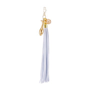 Sevanda - Flogger met Sleutelhanger, Bedel en Tulpvormige Buttplug - Wit/Goud-laced-up.nl