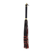 Sevanda - Gevlochten Flogger - Zwart/Rood-laced-up.nl