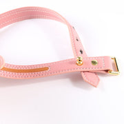 Sevanda - Love Heart Butterfly - Vegan Lederen Collar met Leiband - Roze-laced-up.nl