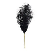 Sevanda - Natural Peacock Flirting - Veren Kietelaar met Verwisselbare Veren - Goud/Zwart-laced-up.nl