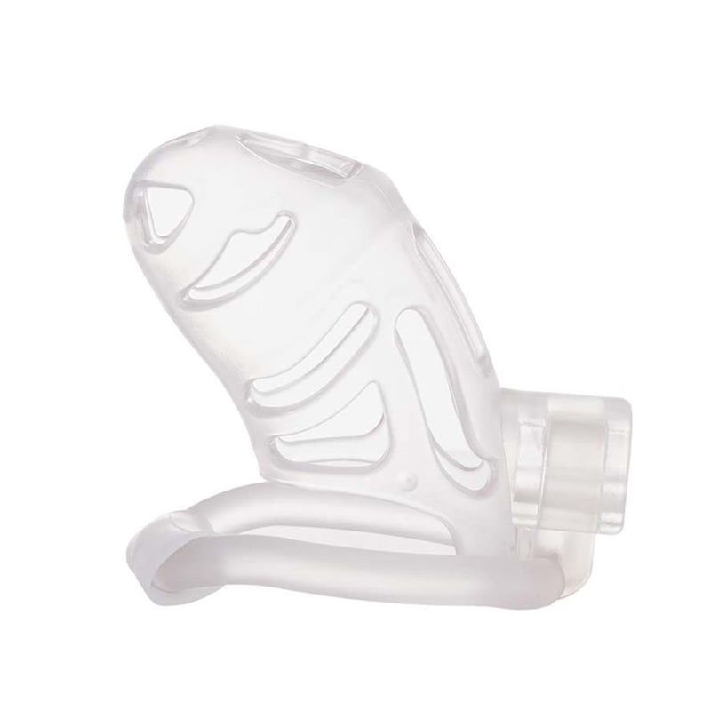 Sevanda - Plastic Penis Kuisheidskooi met Slot - Transparent-laced-up.nl