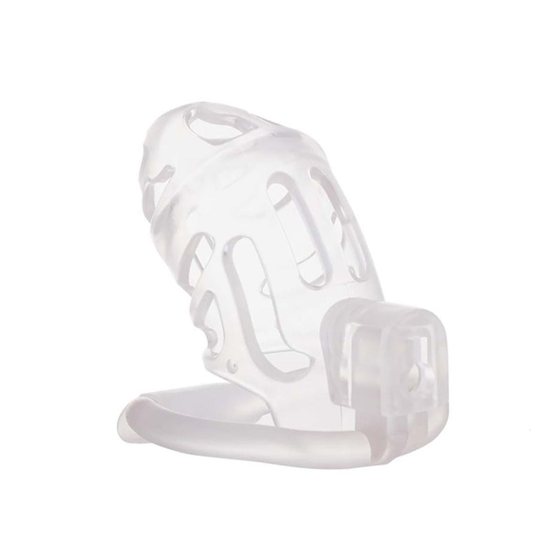 Sevanda - Plastic Penis Kuisheidskooi met Slot - Transparent-laced-up.nl