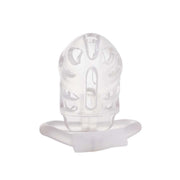 Sevanda - Plastic Penis Kuisheidskooi met Slot - Transparent-laced-up.nl