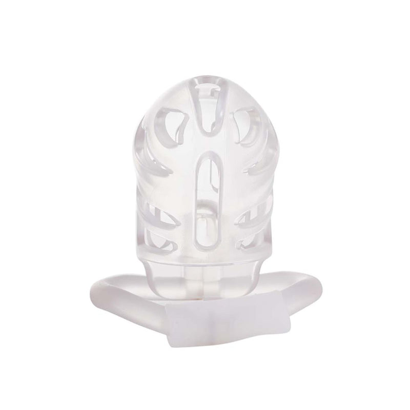 Sevanda - Plastic Penis Kuisheidskooi met Slot - Transparent-laced-up.nl