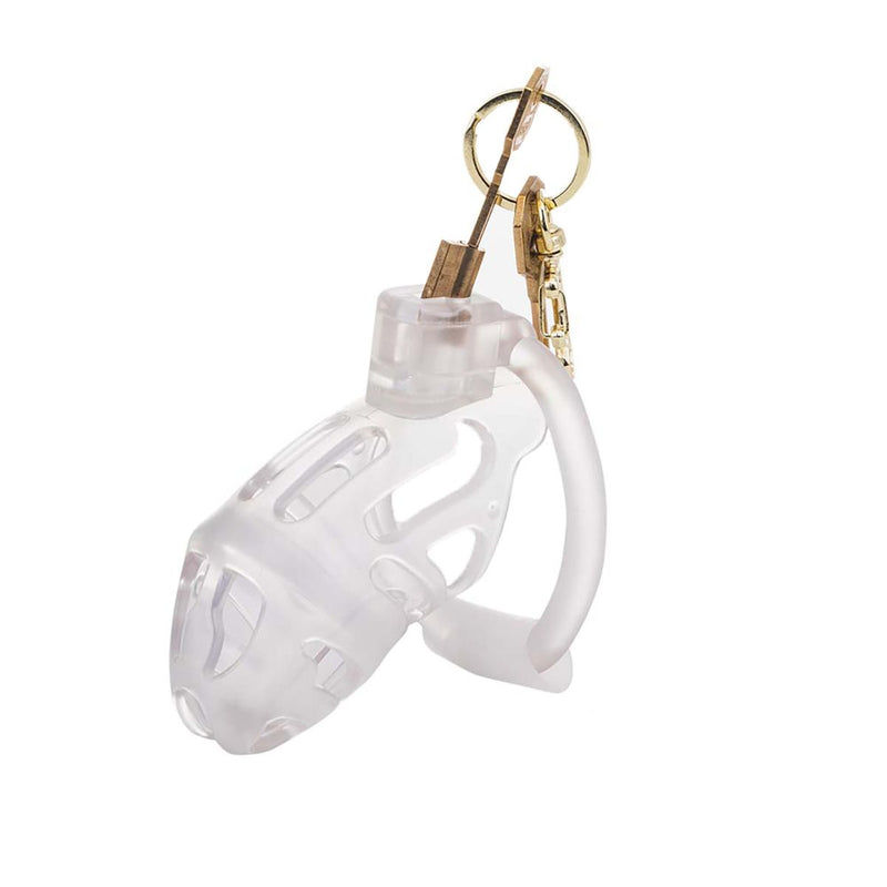 Sevanda - Plastic Penis Kuisheidskooi met Slot - Transparent-laced-up.nl