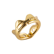 Sevanda - Ring of Kings - Eikelring Kroon - Maat M - Goud-laced-up.nl