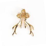 Sevanda - Stag - Tepelklemmen met Hertengewei en Hanger - Goud-laced-up.nl