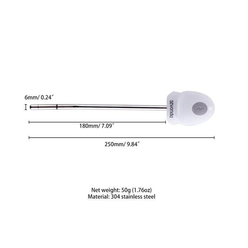 Sevanda - Vibrerende & E-stim Metalen Urethral Dilator-laced-up.nl