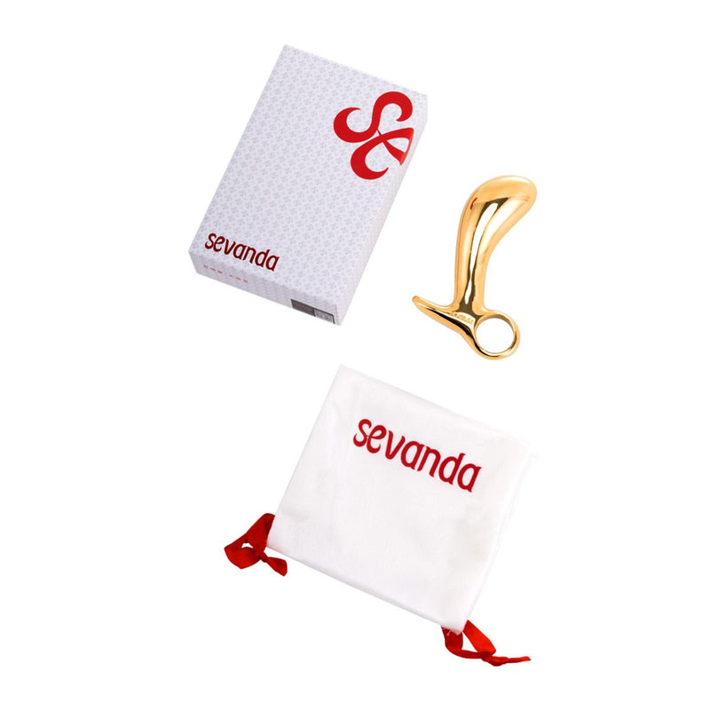 Sevanda - Woodpecker - Prostaat Massager - RVS - Goud-laced-up.nl