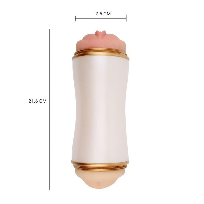 Sexual Stroker Pussy & Mouth Masturbation Cup Masturbator-Laced-up.nl