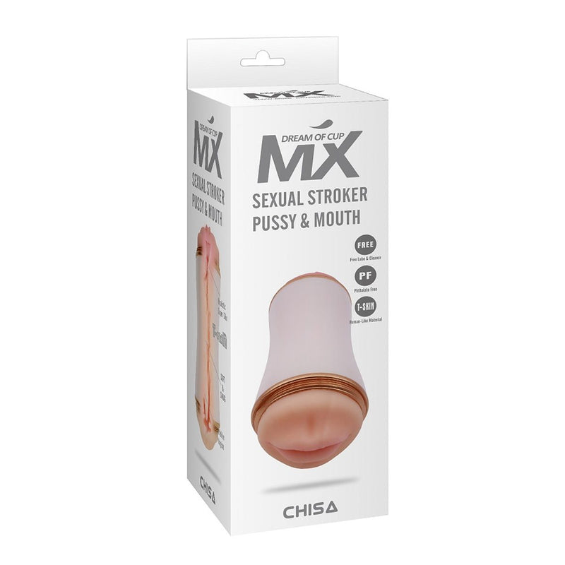 Sexual Stroker Pussy & Mouth Masturbation Cup Masturbator-Laced-up.nl