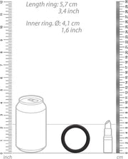 Shots Toys - Ronde Cockring Set - 3 Stuks - Zwart-Laced-up.nl
