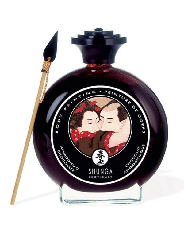 Shunga - Eetbare Bodypaint - Aphrodisiac Chocolate-Laced-up.nl