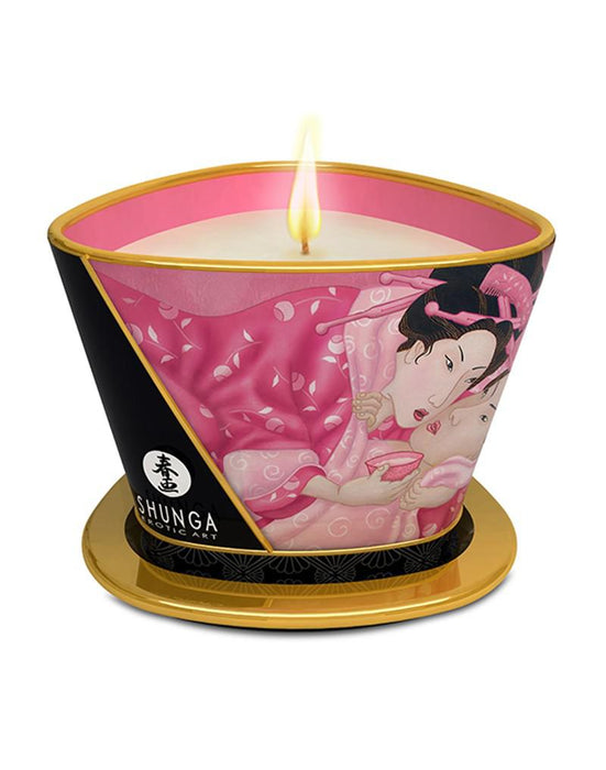 Shunga - Massagekaars - Aphrodisia Rose-Laced-up.nl