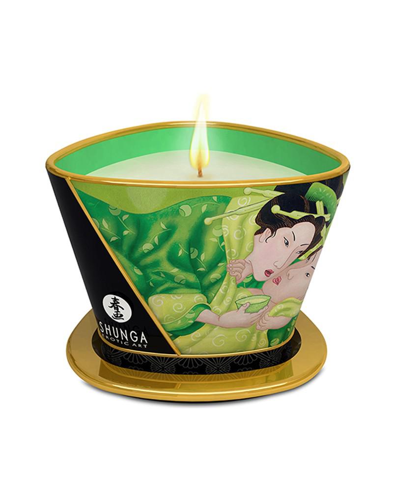 Shunga - Massagekaars - Exotic Green Tea-Laced-up.nl