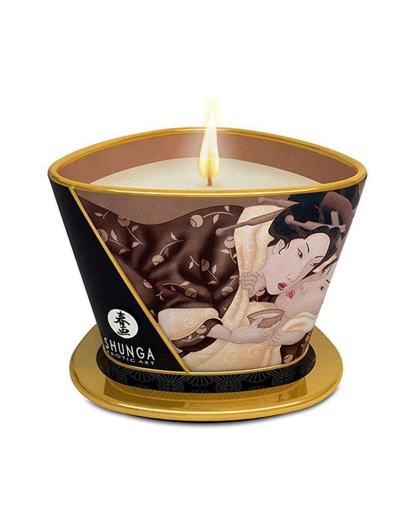 Shunga - Massagekaars - Intoxicating Chocolate-Laced-up.nl