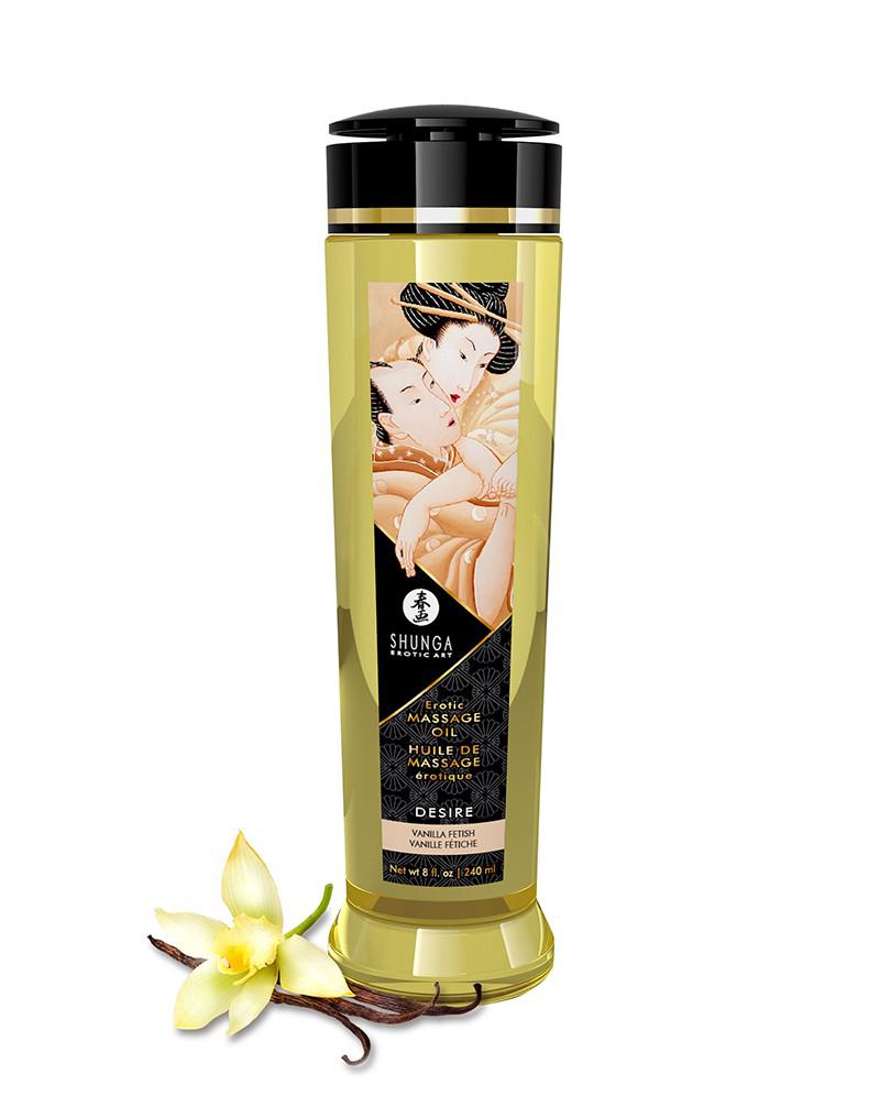 Shunga - Massageolie - Desire Vanilla - 240 ml-Laced-up.nl