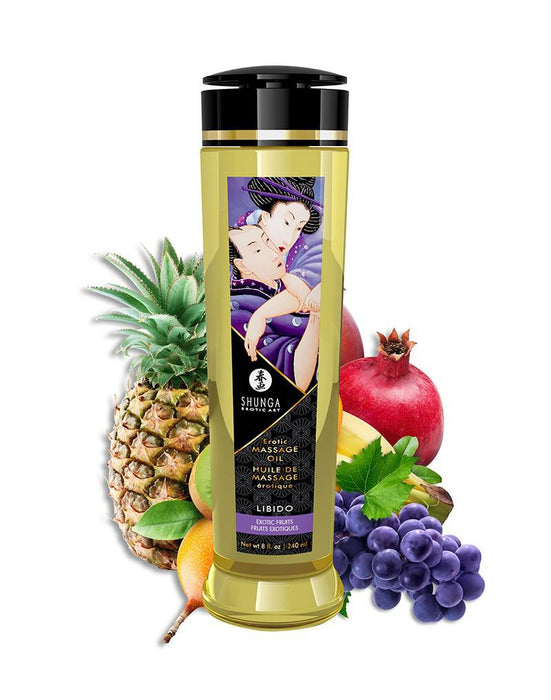 Shunga - Massageolie - Libido Exotic Fruit - 240 ml-Laced-up.nl