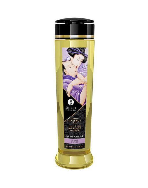 Shunga - Massageolie - Sensation Lavender - 240 ml-Laced-up.nl
