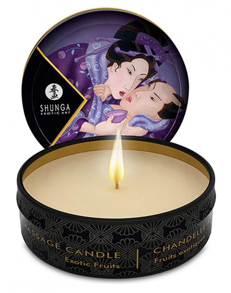 Shunga - Mini Massagekaars - Exotic Fruit-Laced-up.nl