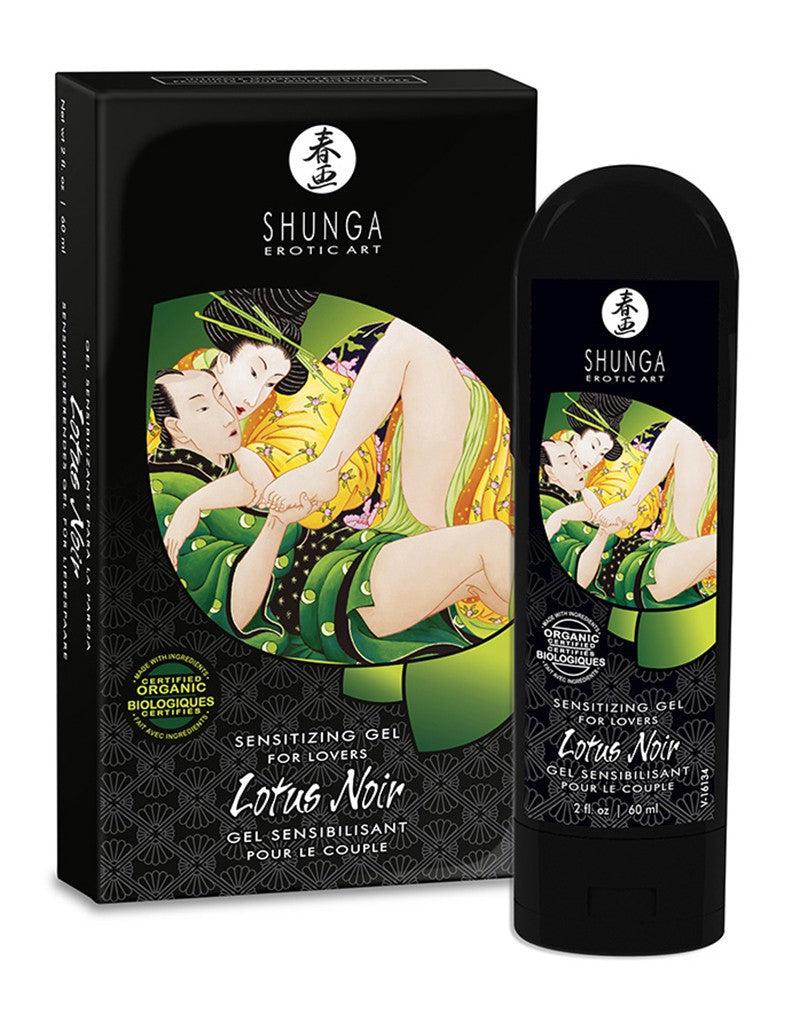 Shunga - Sensitizing Gel for Lovers - Lotus Noir - 60 ml-Erotiekvoordeel.nl