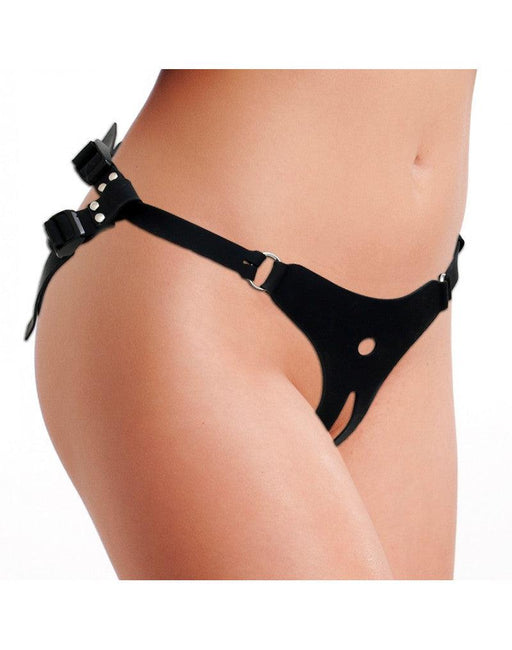 Rimba - Siliconen Strap-On Harnas zonder Dildo-Laced-up.nl