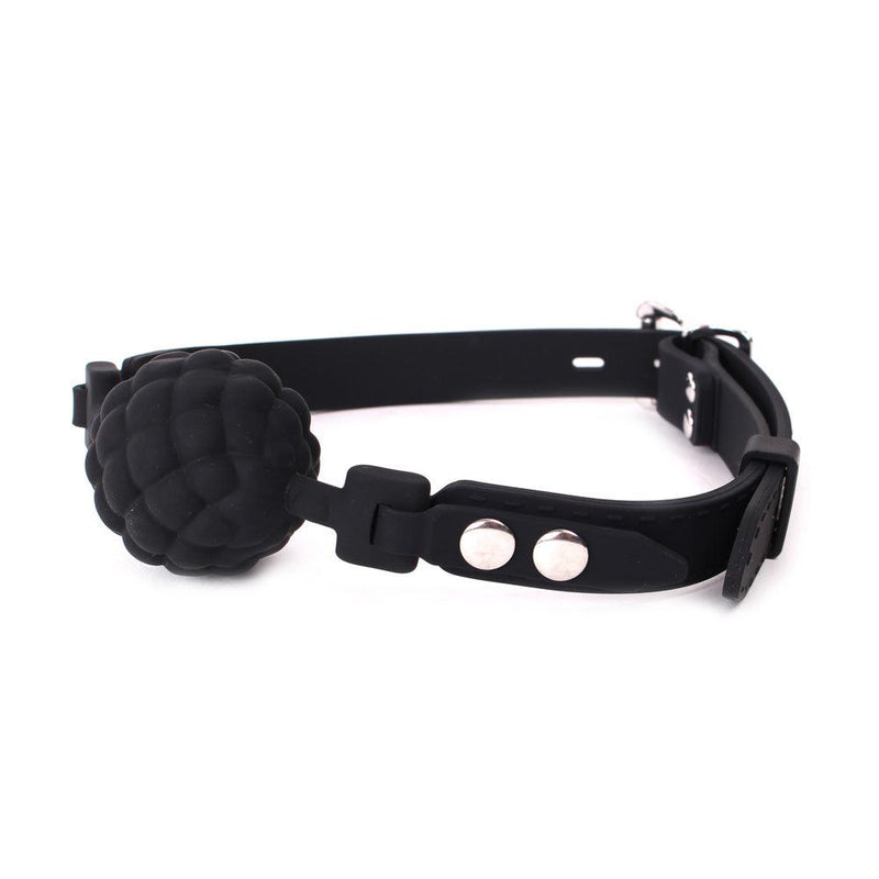 Siliconen ball gag Met honingraat motief-Laced-up.nl