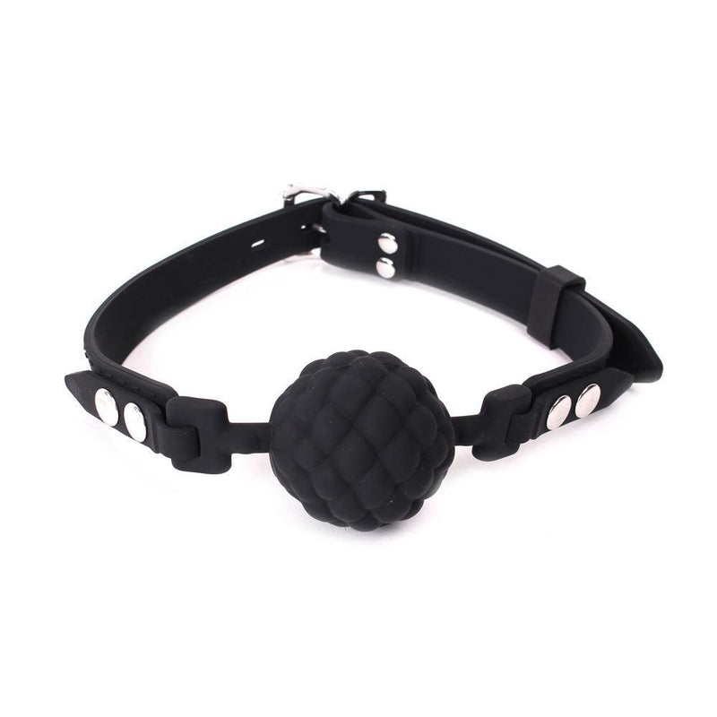 Siliconen ball gag Met honingraat motief-Laced-up.nl