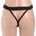 Size Matters - Holle Siliconen Strap-on -Zwart-Laced-up.nl