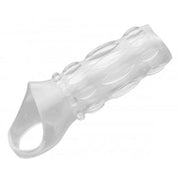 Size Matters - Penis Sleeve Met Relief - Transparant-Laced-up.nl