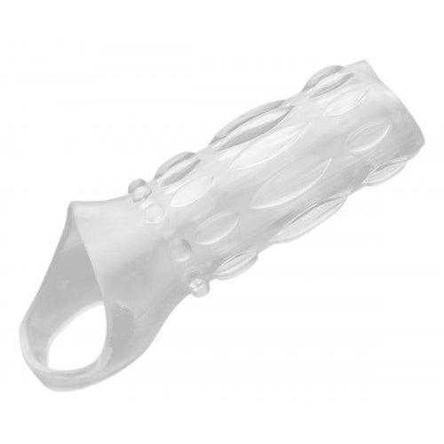 Size Matters - Penis Sleeve Met Relief - Transparant-Laced-up.nl