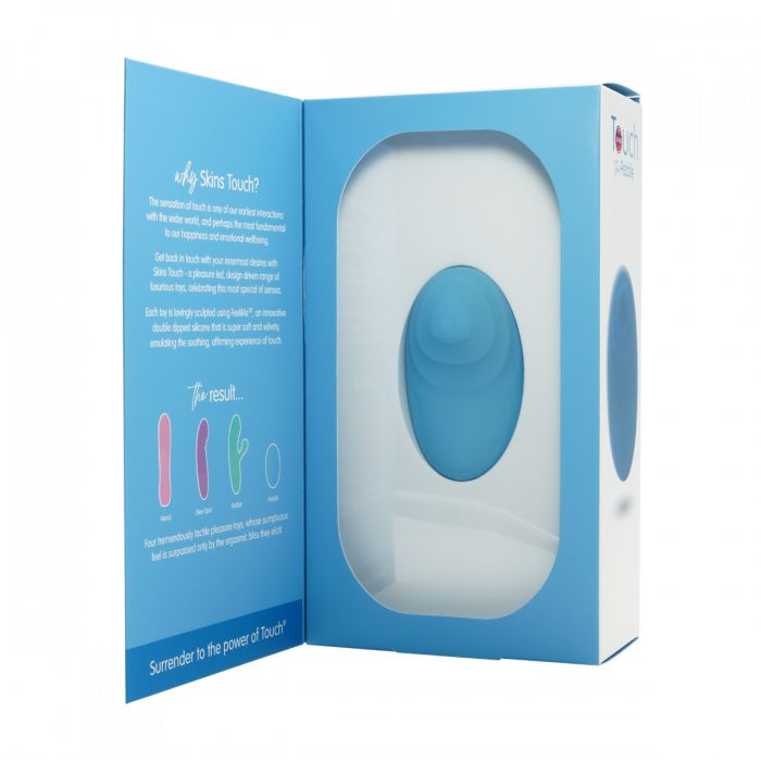Skins - Touch The Pebble - Clitoris Vibrator - Blauw-Erotiekvoordeel.nl