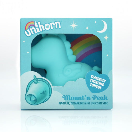 Unihorn Mount'n Peak - Clitoris Vibrator - Turquoise-Erotiekvoordeel.nl
