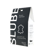 Slube - Black Leather - Double Bath Play - Body to Body Glijmiddel - 2 x 250 gram-laced-up.nl