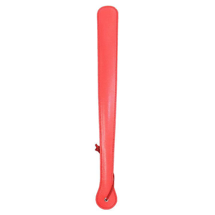 Smalle Leren plak Clap - Rood-Laced-up.nl